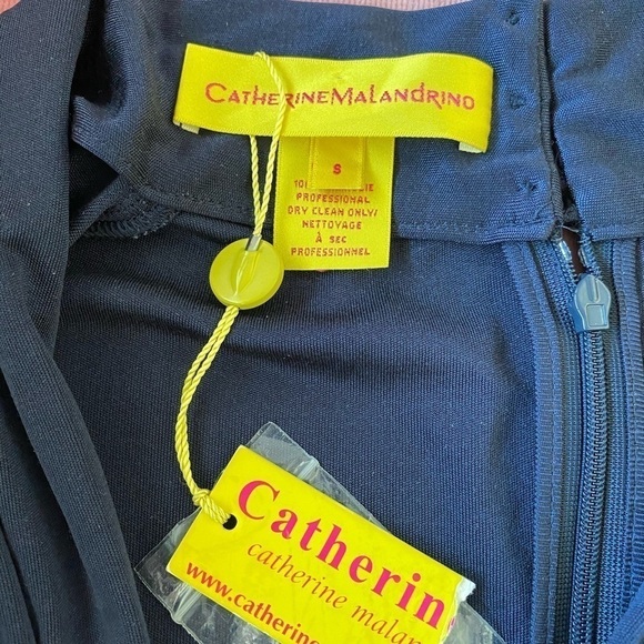 Catherine Malandrino Silk Gathered Dress - Picture 4 of 5